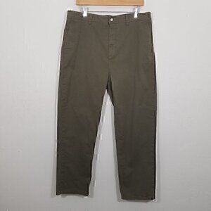 Frame Denim Stretch Pants Green Size 36